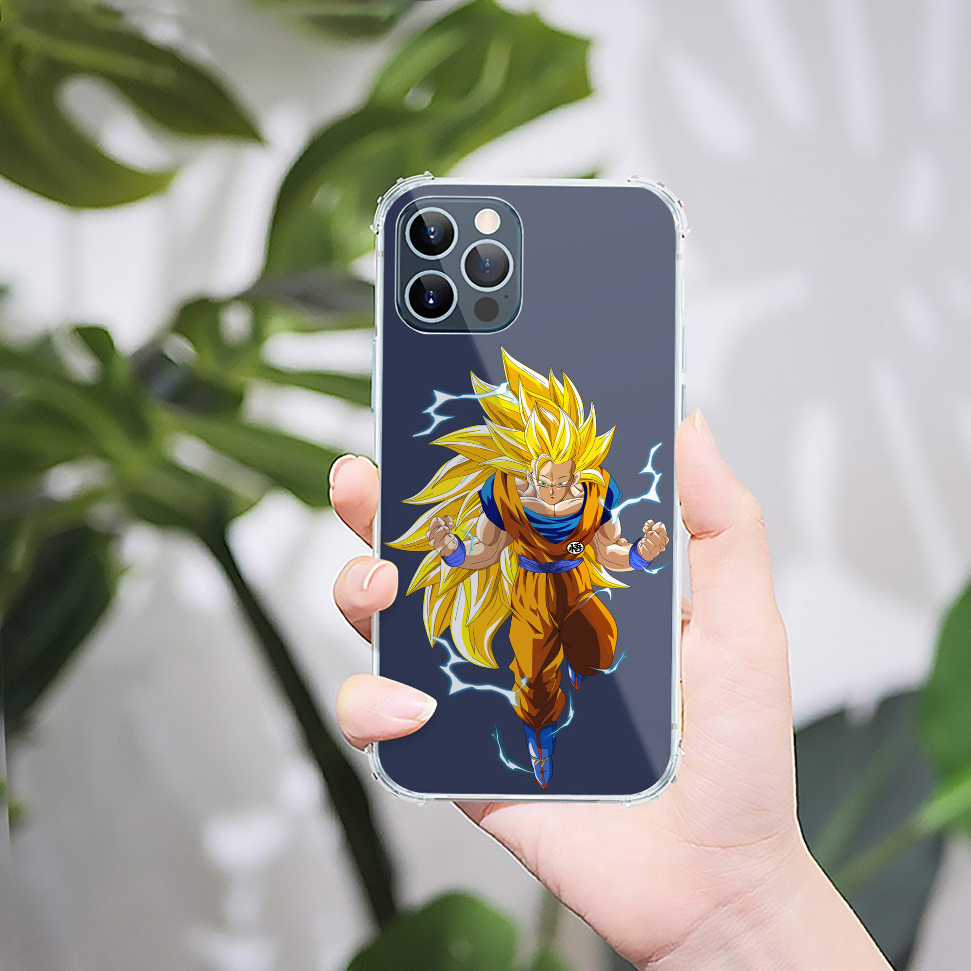 （画像用） ドラゴンボール 孫悟空（そん ごくう）Son Goku カカロット DRAGON BALL Kakarotto 【iPhone 12シリーズ対応】透明スマホケース（クリアソフトケース）